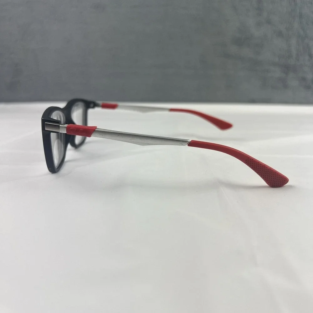 Ray-Ban RB 1549 3652 Kids Youth Eyeglasses FRAMES ONLY Black Red 48-16-125 EUC